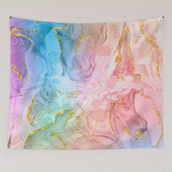 Item preview, Abstract liquid art alcohol ink, liquid marble art design, abstract marble art, liquid art, pastels light watercolor  designed and sold by ZeinabTaha.