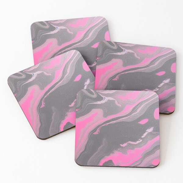 Item preview, Pink and Gray Marble  designed and sold by DeepSymbolism.