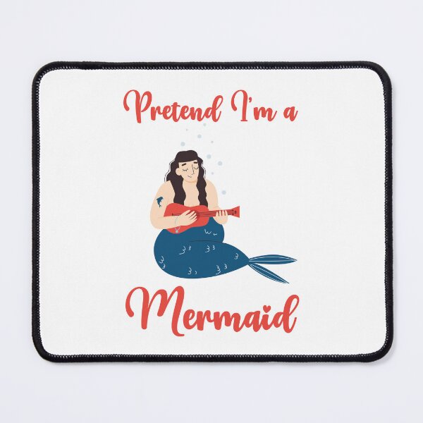 Item preview, Pretend I'm a Mermaid funny cute design designed and sold by absolutdesign.
