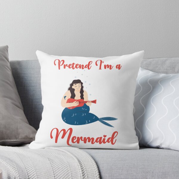 Item preview, Pretend I'm a Mermaid funny cute design designed and sold by absolutdesign.