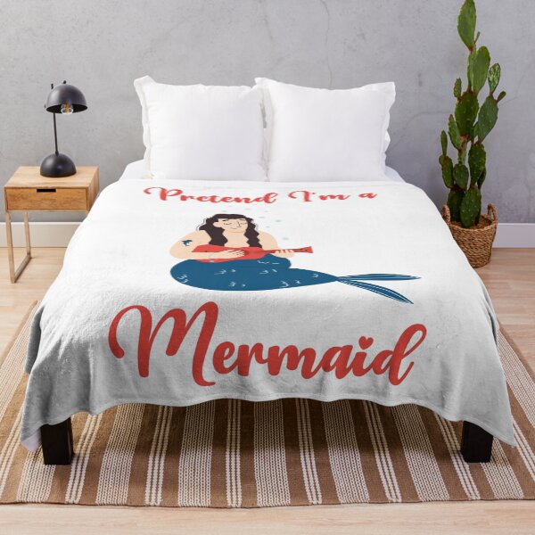 Item preview, Pretend I'm a Mermaid funny cute design designed and sold by absolutdesign.