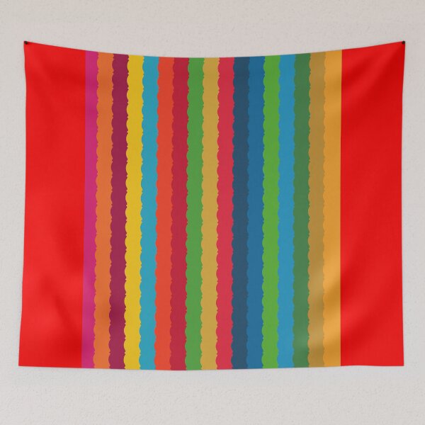 Item preview, Colourful pattern with waved stripes designed and sold by greatnorris.