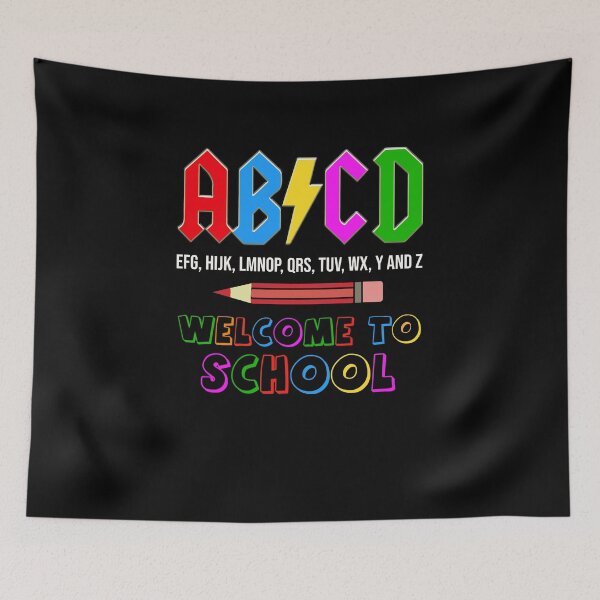 Item preview, Rocks ABCD Welcome To School Back To School Kindergarten designed and sold by livasyczosek3.
