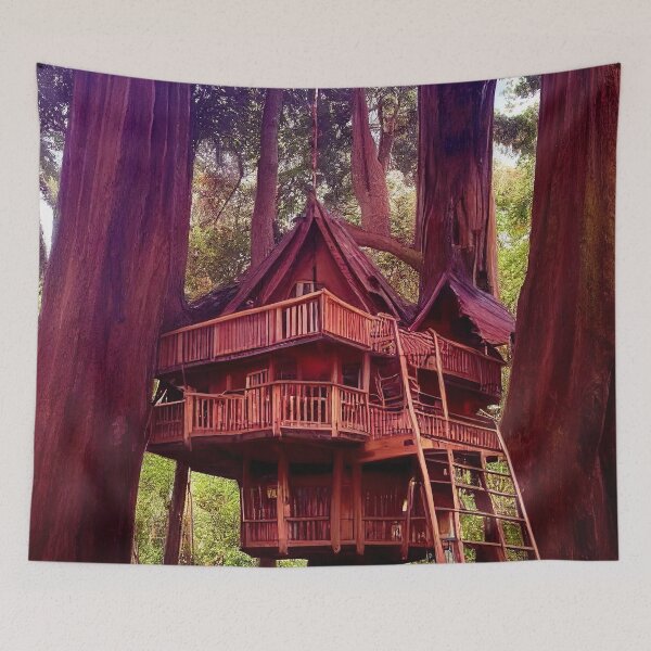 Item preview, Treehouse # 8 The Sure It’s Got a Balcony? Uuuuugh YES. designed and sold by WinnieWonka13.