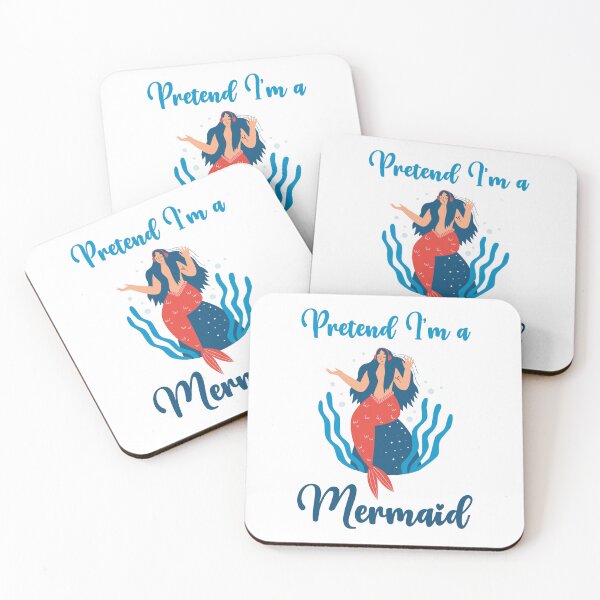 Item preview, Pretend I'm a Mermaid funny cute design designed and sold by absolutdesign.