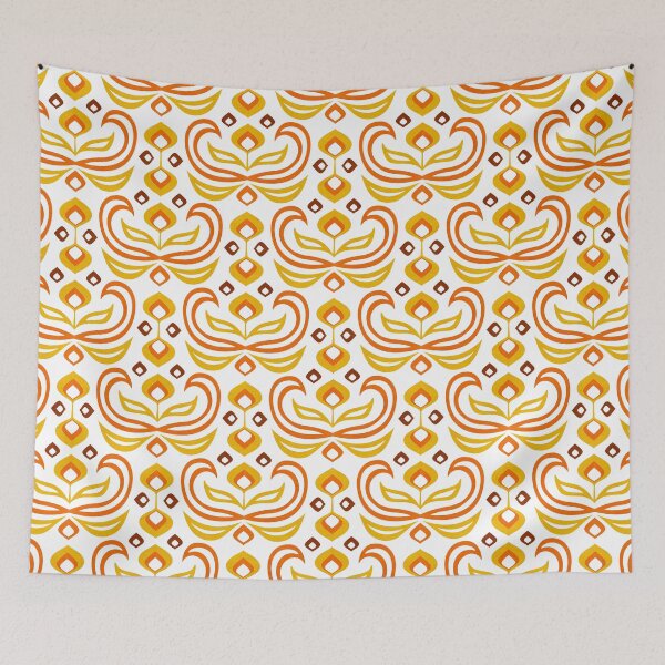 Item preview, Floral Swirl // Marigold designed and sold by The Wellington Boot.