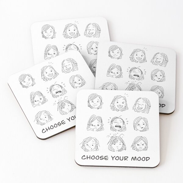 Item preview, Hand painted drawing. Choose your mood. designed and sold by creative-duo.