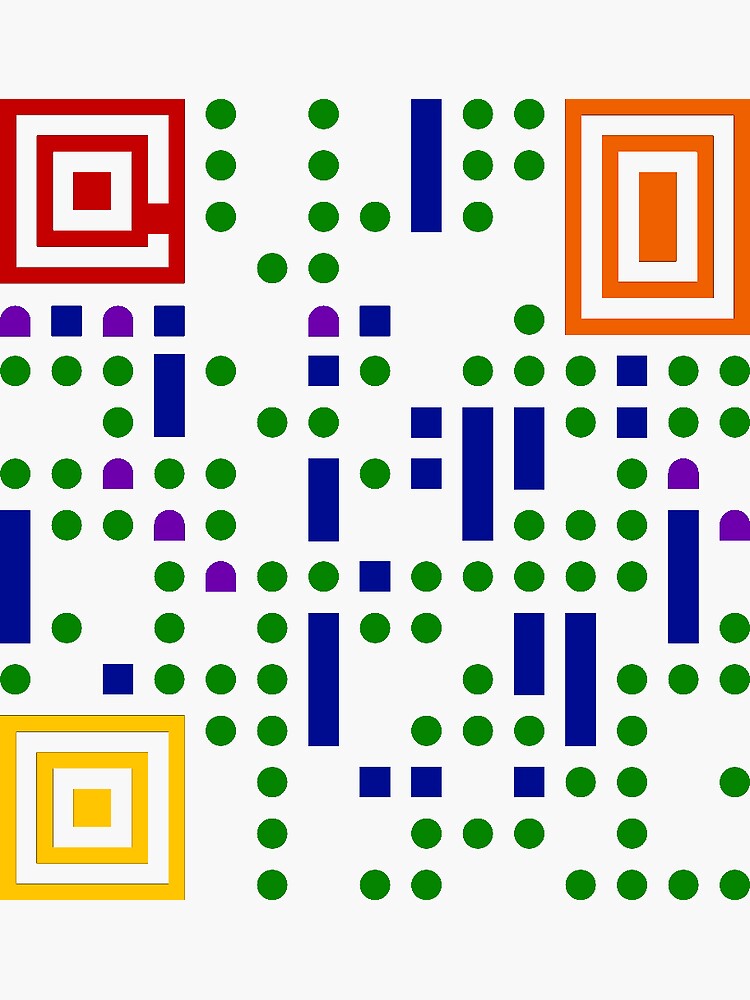 "LGBTQ+ Closeted Pride QR Code" Sticker for Sale by WaterFrogE Redbubble