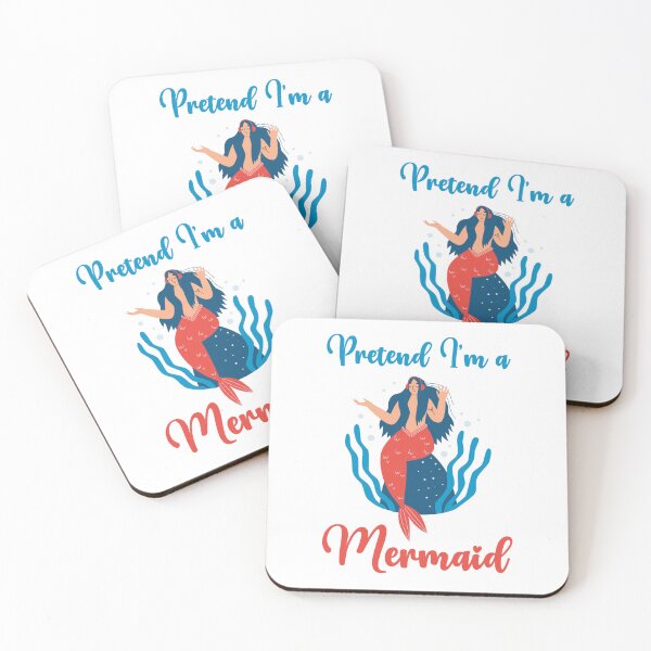 Item preview, Pretend I'm a Mermaid funny cute design designed and sold by absolutdesign.