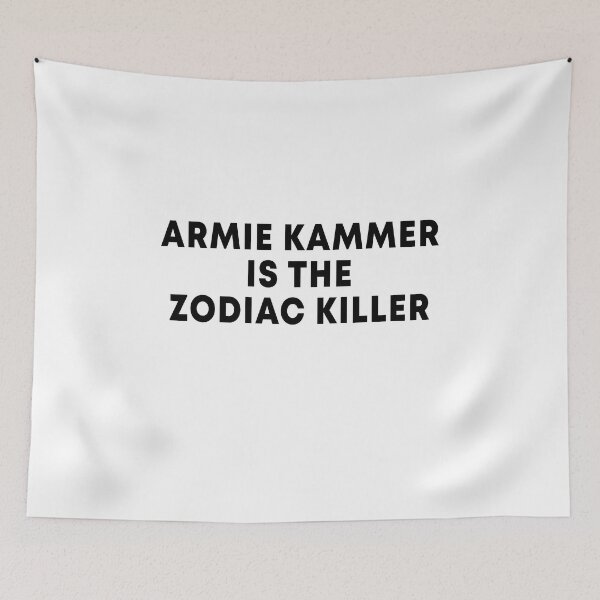 Item preview, Armie kammer is the zodiac killer designed and sold by OttilieJacon.