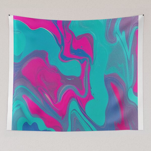 Item preview, Pink and Blue Marble IV designed and sold by DeepSymbolism.