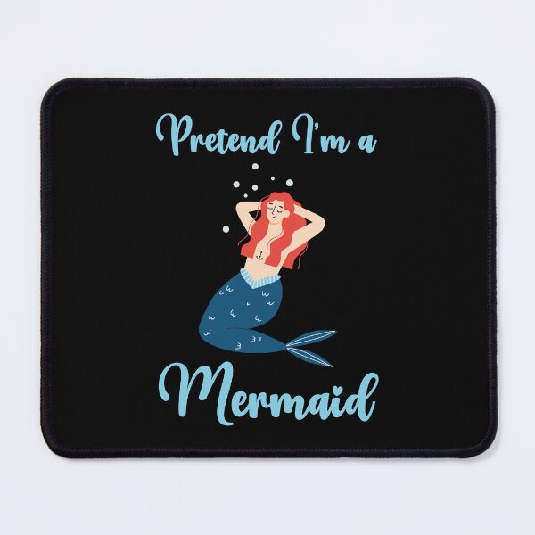 Item preview, Pretend I'm a Mermaid funny cute design designed and sold by absolutdesign.