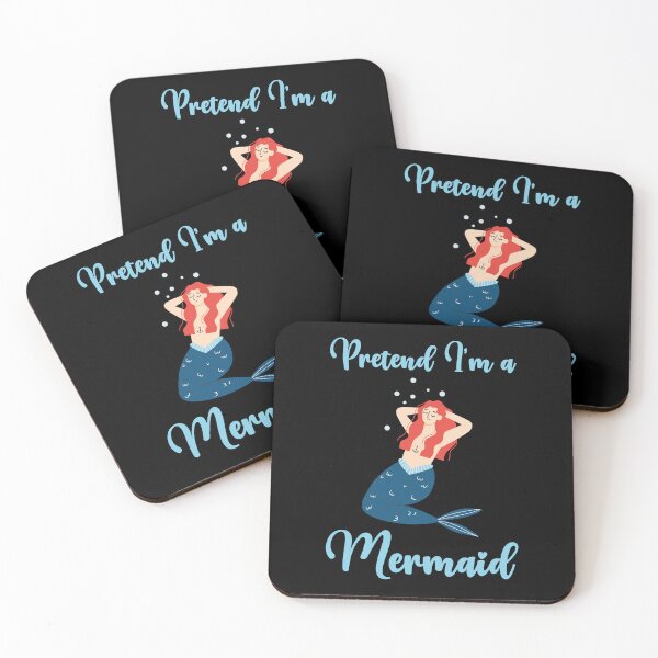 Item preview, Pretend I'm a Mermaid funny cute design designed and sold by absolutdesign.