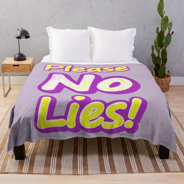 Item preview, "Please No Lies!" Cute Design. Buy Now designed and sold by Health And Fitness Posts e-Store.
