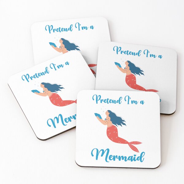 Item preview, Pretend I'm a Mermaid funny cute design designed and sold by absolutdesign.
