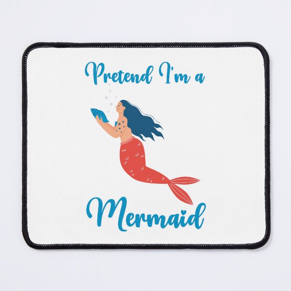 Item preview, Pretend I'm a Mermaid funny cute design designed and sold by absolutdesign.