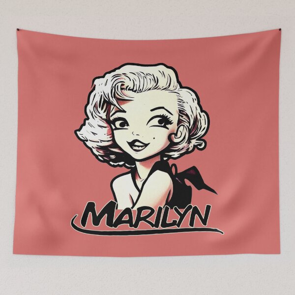 Item preview, Marilyn Monroe (Cartoon Portrait) designed and sold by NuminousYes.
