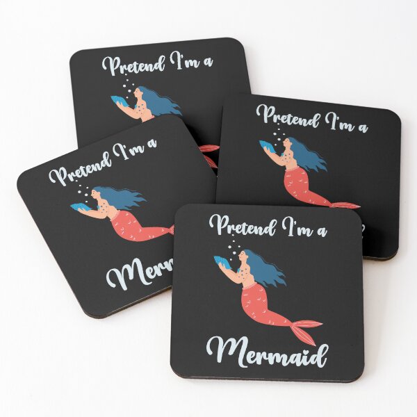 Item preview, Pretend I'm a Mermaid funny cute design designed and sold by absolutdesign.