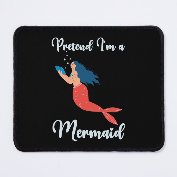 Item preview, Pretend I'm a Mermaid funny cute design designed and sold by absolutdesign.