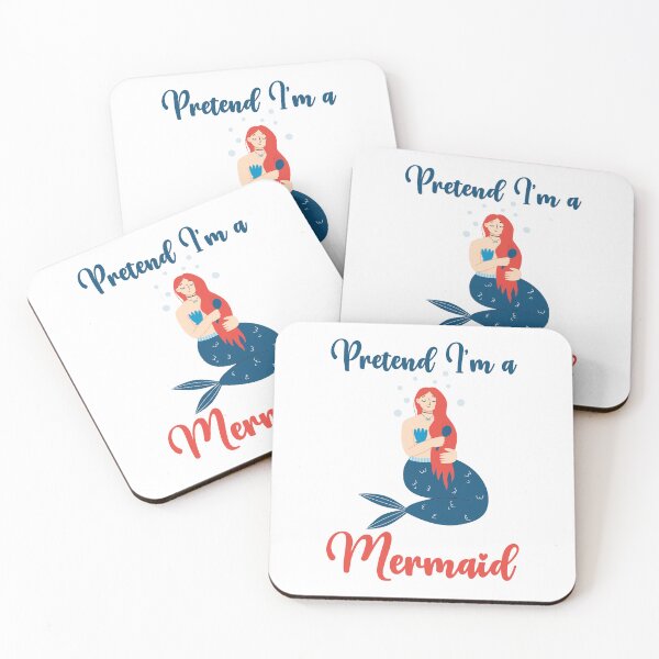 Item preview, Pretend I'm a Mermaid funny cute design designed and sold by absolutdesign.