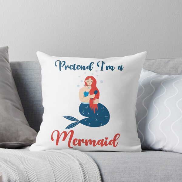Item preview, Pretend I'm a Mermaid funny cute design designed and sold by absolutdesign.