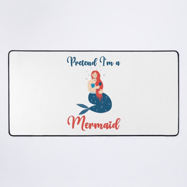Item preview, Pretend I'm a Mermaid funny cute design designed and sold by absolutdesign.