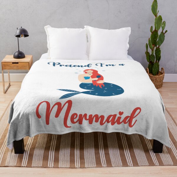 Item preview, Pretend I'm a Mermaid funny cute design designed and sold by absolutdesign.