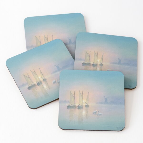 Item preview, Daybreak on the Mere designed and sold by Norfolk Broads Art.