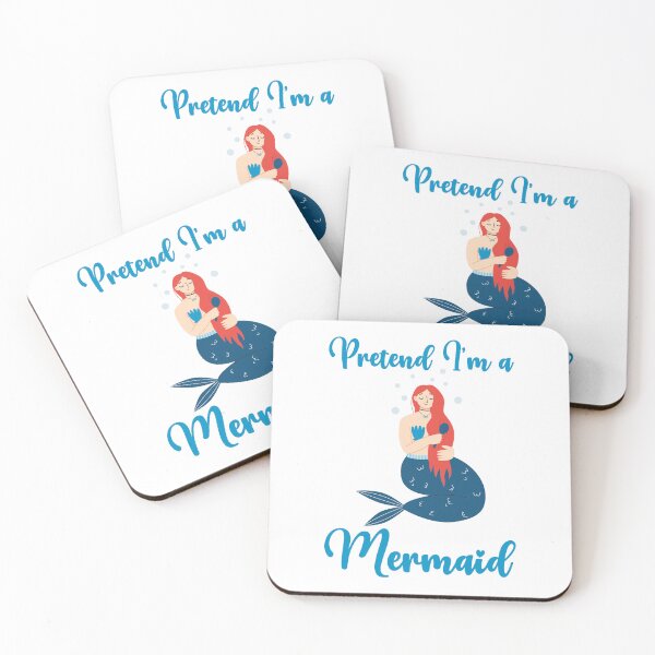 Item preview, Pretend I'm a Mermaid funny cute design designed and sold by absolutdesign.