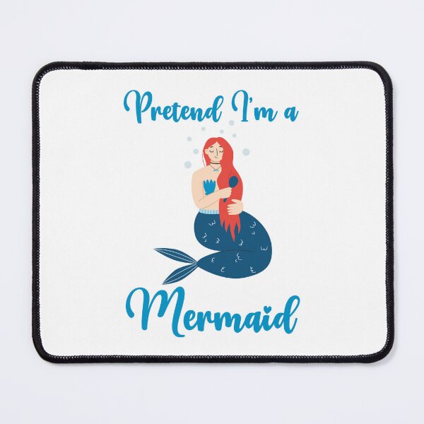 Item preview, Pretend I'm a Mermaid funny cute design designed and sold by absolutdesign.