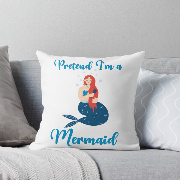 Item preview, Pretend I'm a Mermaid funny cute design designed and sold by absolutdesign.
