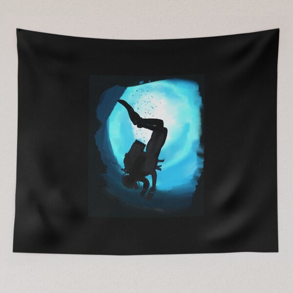 Item preview, Deep Blue Diver designed and sold by Lacey Schmidt.