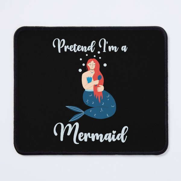 Item preview, Pretend I'm a Mermaid funny cute design designed and sold by absolutdesign.