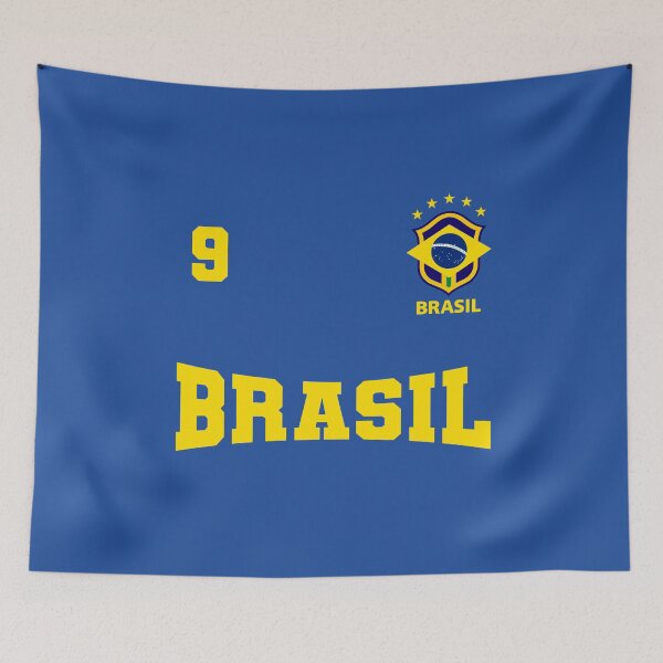 Item preview, Camiseta do Brasil 2022 Azul, número 9 designed and sold by rachimariposa.