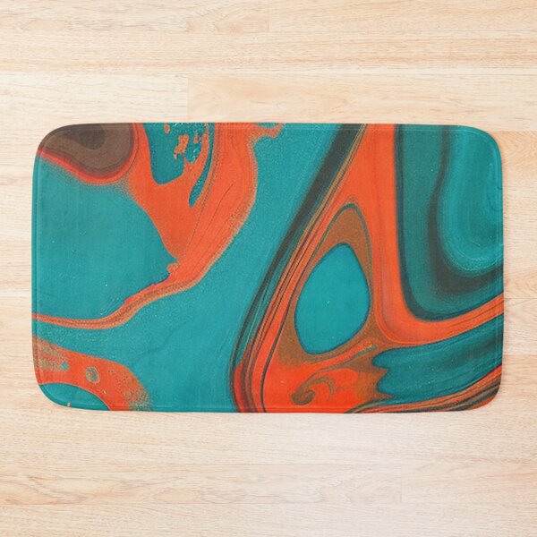 Item preview, Blue and Orange Marble designed and sold by DeepSymbolism.