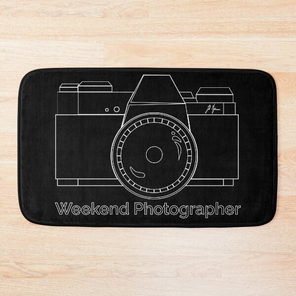 Item preview, Weekend Photographer | White Outlines designed and sold by ZMorrisDesigns.