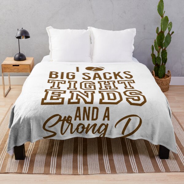 Item preview, I love big sacks tight ends and a strong D designed and sold by CatherineRC.