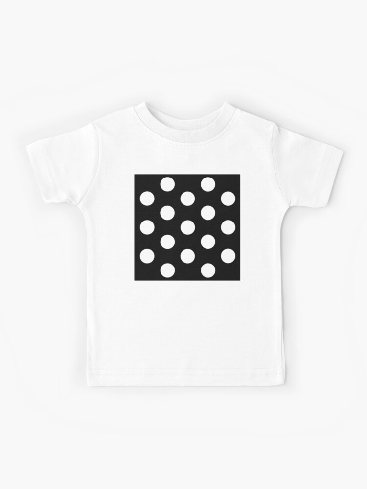 toddler black and white polka dot shirt