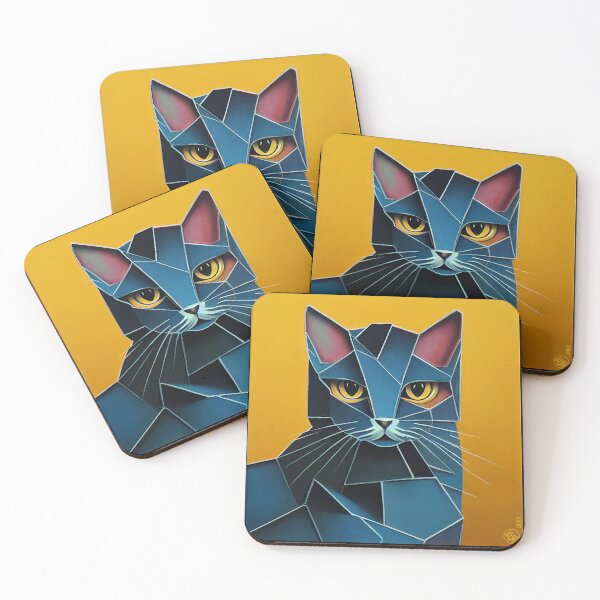Item preview, Cubic Black Cat designed and sold by JediNeil.