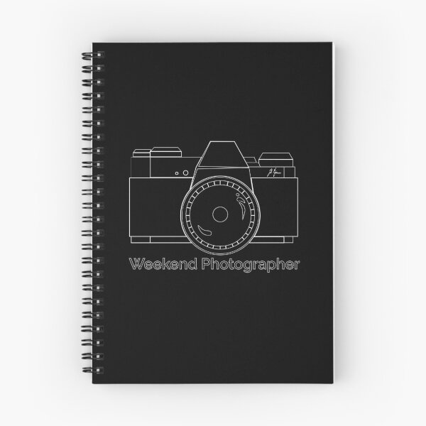 Item preview, Weekend Photographer | White Outlines designed and sold by ZMorrisDesigns.