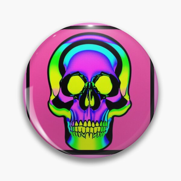 Item preview, Fluorescent Colored Skull 7 designed and sold by Riccivela.