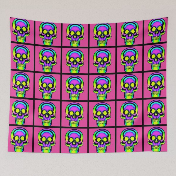 Item preview, Fluorescent Colored Skull 7 designed and sold by Riccivela.