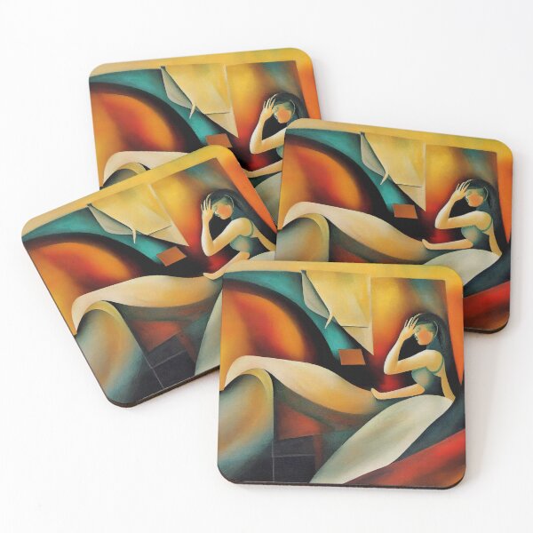 Item preview, sexy abstract women resting designed and sold by AI-Art-and-I.