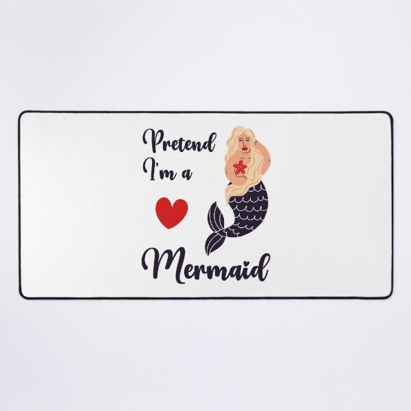 Item preview, Pretend I'm a Mermaid funny cute design designed and sold by absolutdesign.