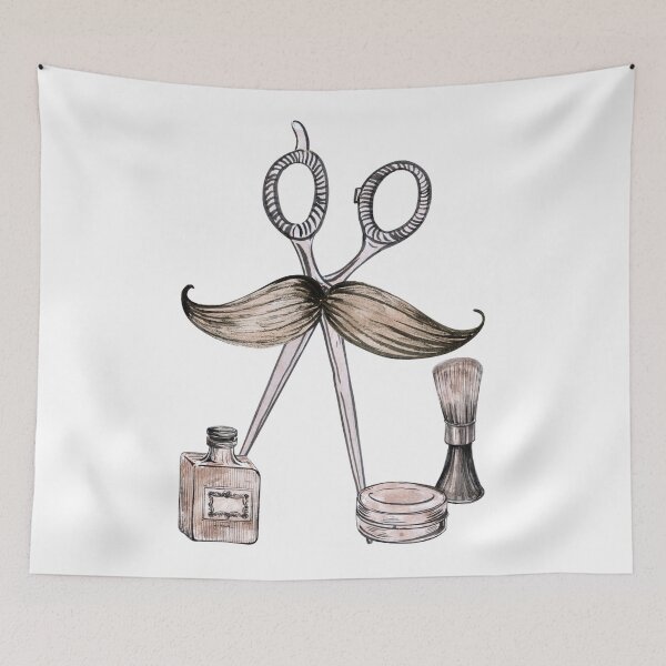 Item preview, barber shop designed and sold by HussamDesigner.