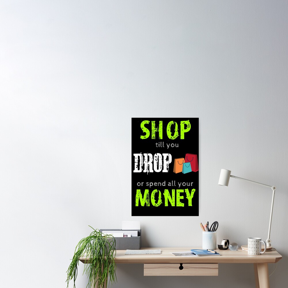 Spent All My Money Stickers – shoploveandhate