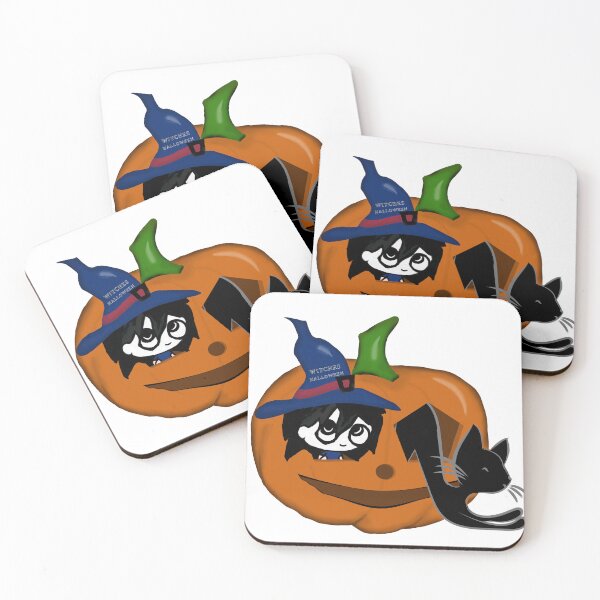 Item preview, Halloween beautiful witches on broom designed and sold by soryilustracion.
