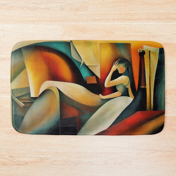 Item preview, sexy abstract women resting designed and sold by AI-Art-and-I.