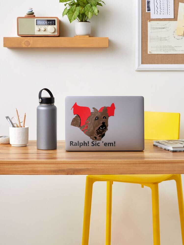 Ralph! Sic 'em! Master's dog from Hocus Pocus Sticker for Sale by  novel-witch