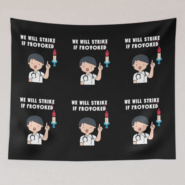Item preview, Nurses on strike we will strike if provoke support nurse for medical freedom designed and sold by medoutfits.